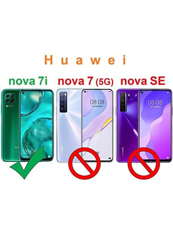 erorex Flexible Matte Soft Phone Case With Screen Protector (Hydrogel) Tpu Case With Screen Protector (2In1) Compatible With Huawei Nova 7I (Brown) - Image 5