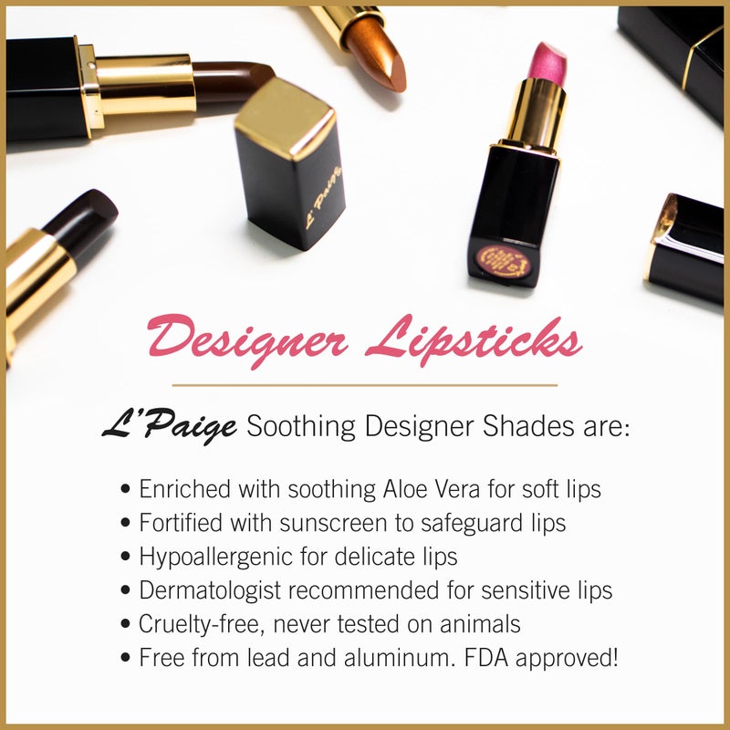 L'Paige L42 - SOUTHERN ROSE Designer Lipstick | Aloe Vera Based, Long-lasting, Moisturizing - Image 2