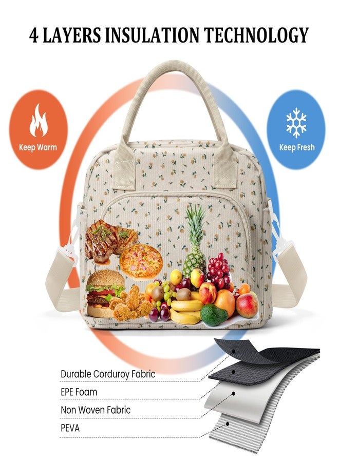 MEXS Insulated Lunch Bag for Women Men Large Reusable Lunch Box Adult Leakproof Portable Cooler Tote Bags for Work Picnic - Image 3