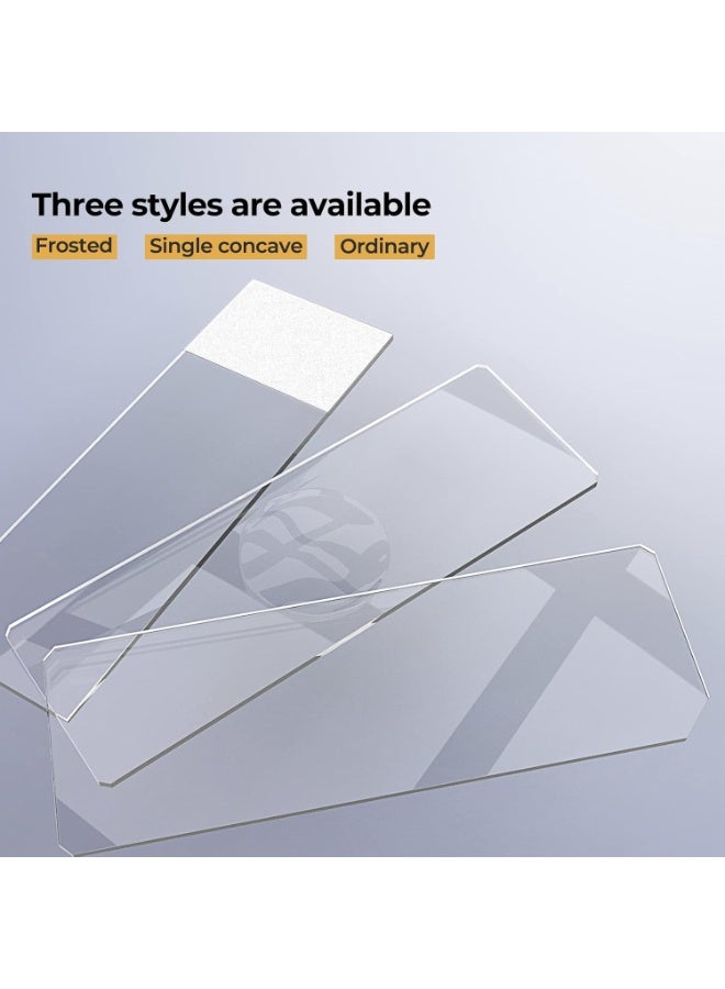Chocisong Microscope Slides Kit, 200Pcs Pre-Cleaned Blank Microscope Slides and 200Pcs 22x22mm Square Coverslips Cover Glass for Monocular Binocular Trinocular Microscopes - Image 4