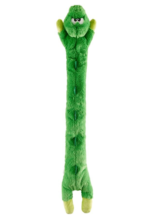 Outward Hound Longidudes Gator Long Crinkly & Squeaky Dog Toy, Green - Image 1