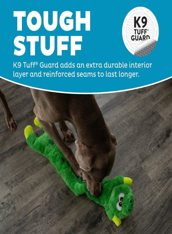Outward Hound Longidudes Gator Long Crinkly & Squeaky Dog Toy, Green - Image 2