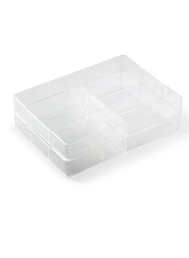 Durable Transparent Coffee Organizer Tray for Countertop Storage - Acrylic Accessory Holder - Image 4