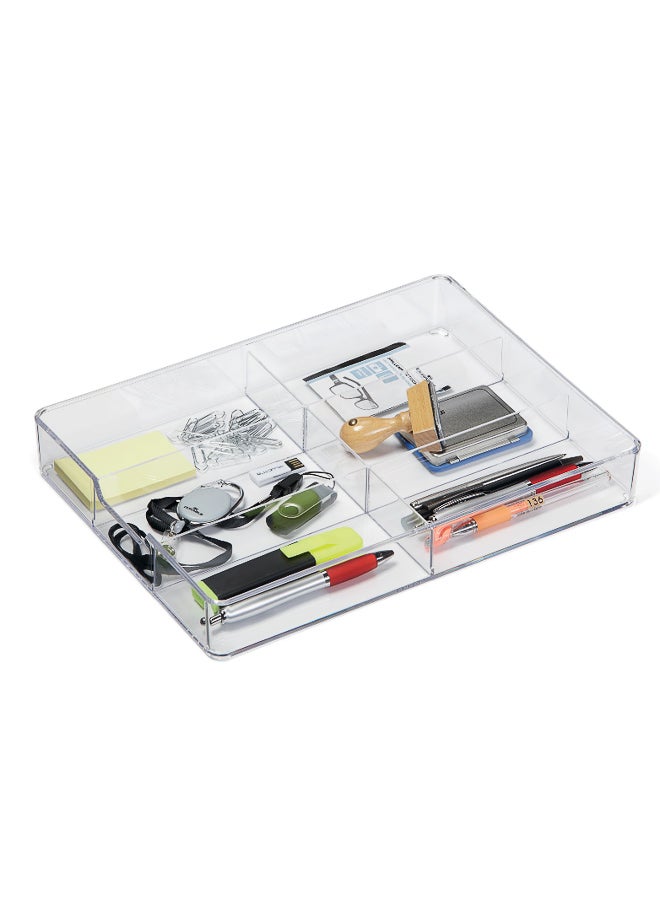 Durable Transparent Coffee Organizer Tray for Countertop Storage - Acrylic Accessory Holder - Image 3