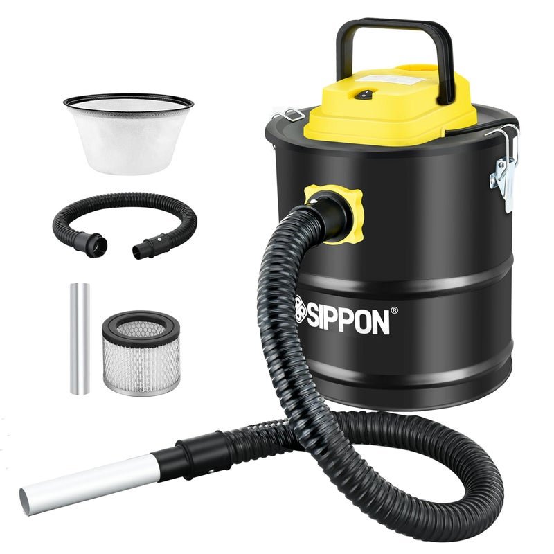 SIPPON Ash Vacuum Cleaner Pellet Stove Vacuum Cleaner with Wheeled Base Blower Function 800W Powerful Suction 26 Gallon AllinOne Ash Vacuum for Fireplaces Pellet Stoves - Image 2