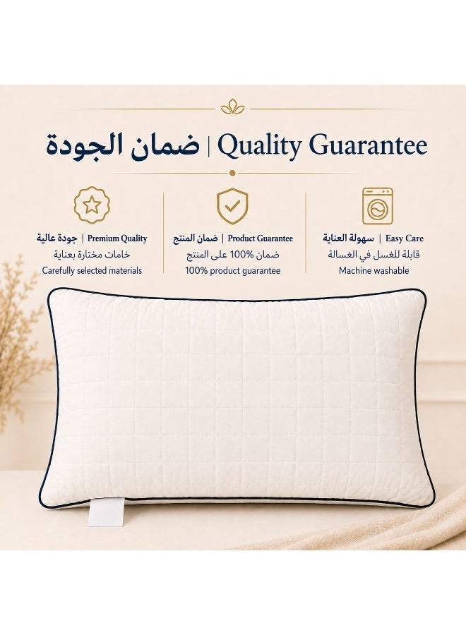 Premium Microfiber Pillow GOLDEN REST – Soft, Comfortable, Washable Neck Support pillow - Image 3