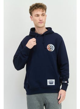 Champion Champion x MLB Men Sportswear Fit Outdoor Hoodie, Navy Combo  - Image 1