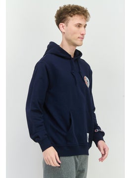 Champion Champion x MLB Men Sportswear Fit Outdoor Hoodie, Navy Combo  - Image 2
