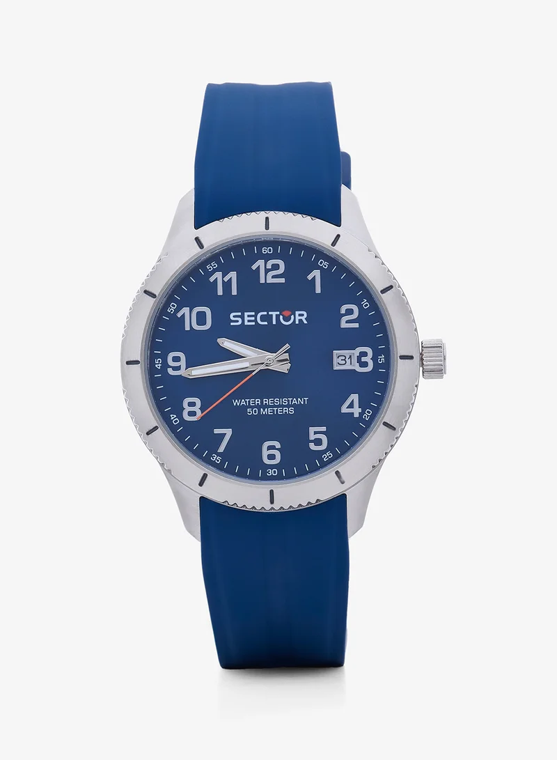Sector 270 collection Men's Blue Silicon watch + Jewelry - R3251578018