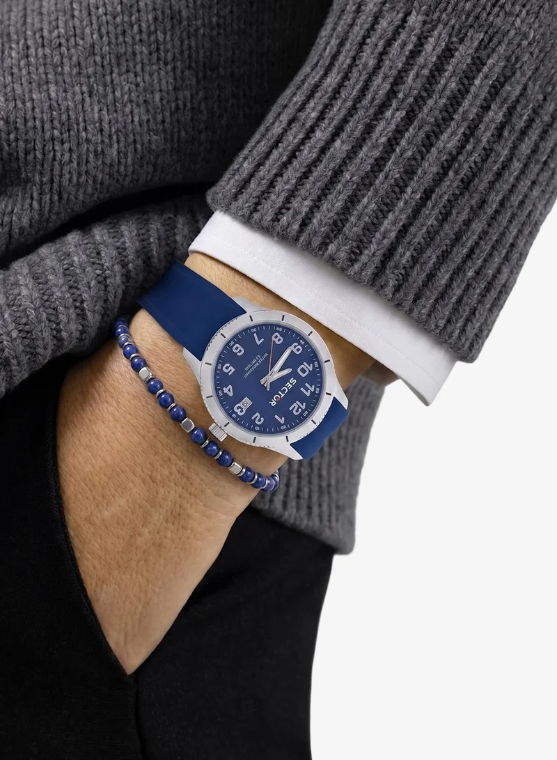 Sector  270 collection Men's Blue Silicon watch + Jewelry - R3251578018 for Men | Best Price UAE