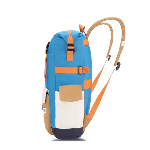 Skybags CANVAS 02 3 Compartment LAPTOP BACKPACK BLUE - Image 3
