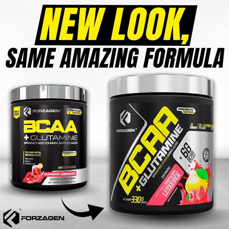 Forzagen BCAAS Amino Acids Powder with Glutamine BCAA Powder Branched Chain Amino Acids Supplements Powder BCAA Lean Energy Pre Workout  Post Workout Muscle Recovery Powder 30 Servings - Image 3
