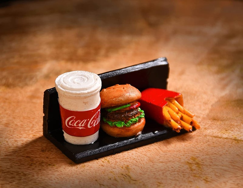 DT DECTONE Fast Food and Grilled Food Fridge Magnet Miniature Food 3D Fridge Magnet Best Souvenir Gift 100 Made in India Set of 3 Magnets - Image 4