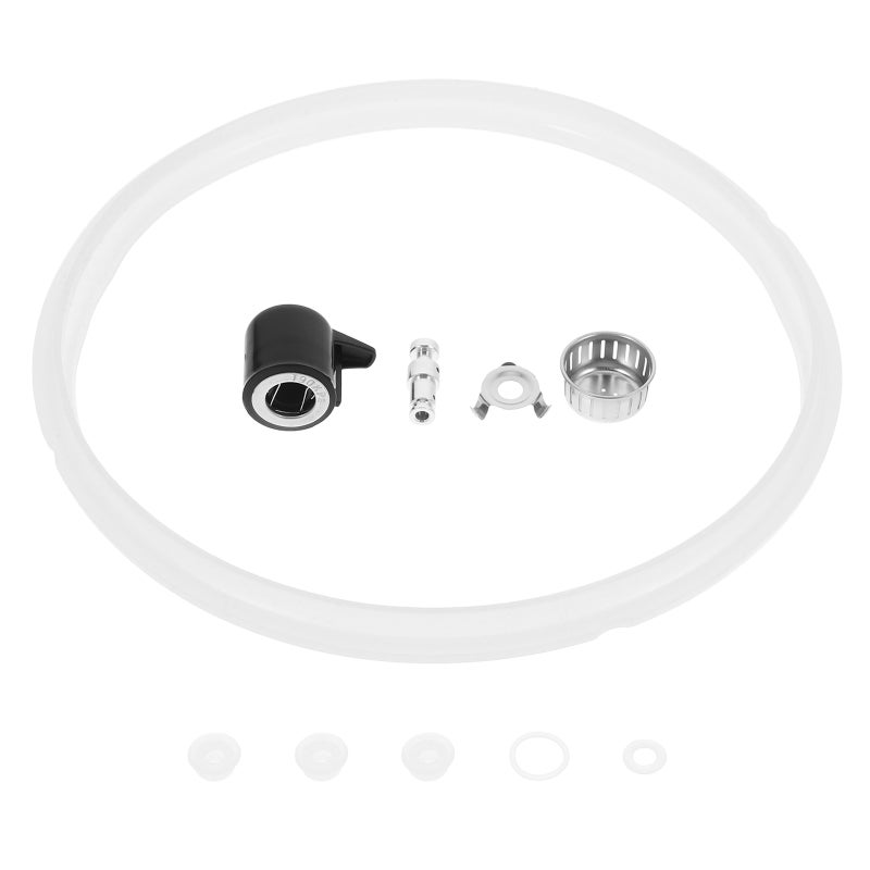 2 Sets Replacement Parts Set for Pressure Cooker Include Float Valve Sealing Steam Release Valve and Anti-Block Shield for Pressure Cookers - Image 4