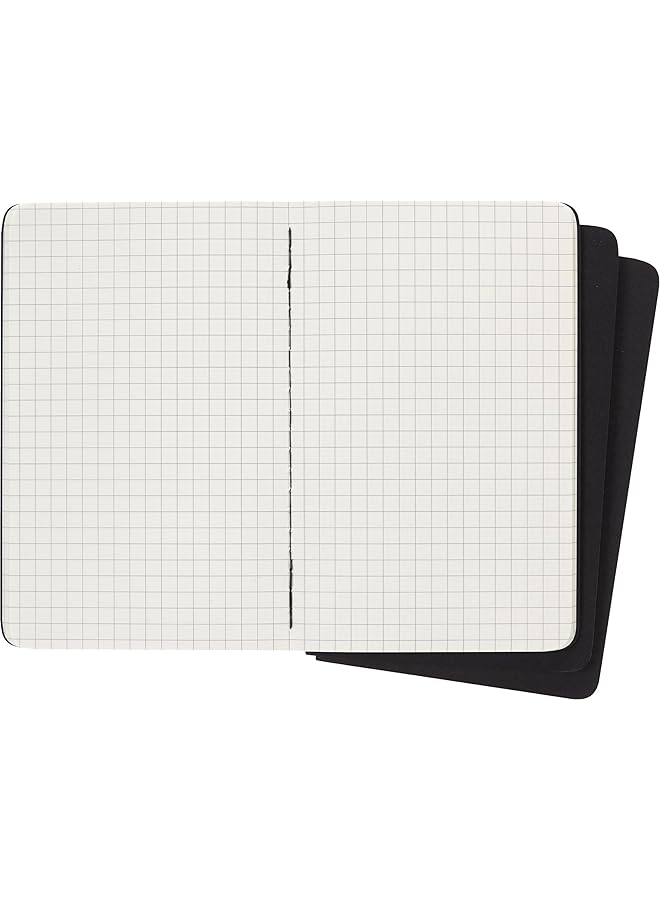 موليسكين غلاف مجلة كاهير أسود مربع مكون من 3 قطع - Image 3