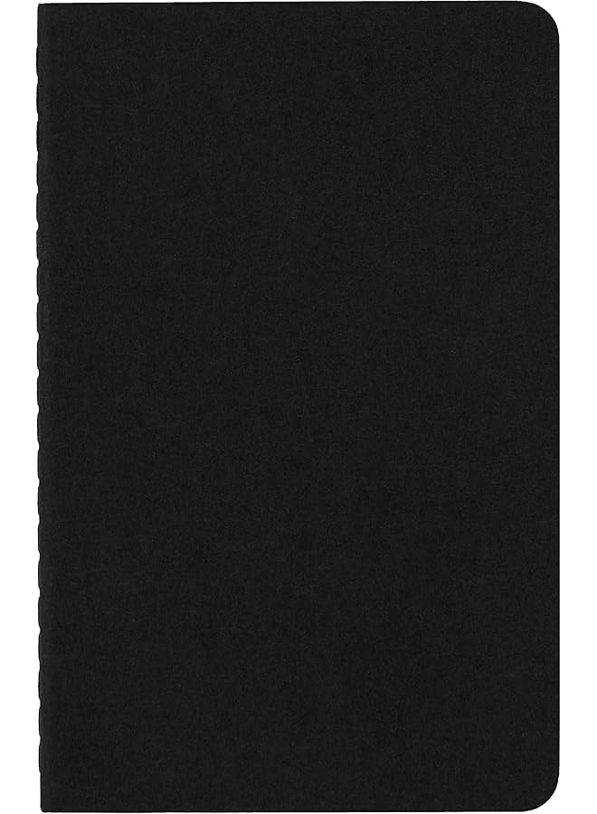 موليسكين غلاف مجلة كاهير أسود مربع مكون من 3 قطع - Image 2