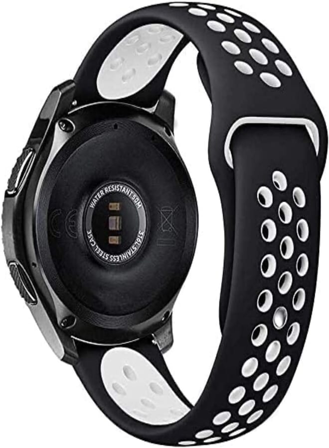 Next store 22mm Silicone Watch Band Compatible with Samsung Galaxy Watch 3 45mm / Gear S3 / Huawei GT3 46mm / GT2E / GT2 Pro/Magic 2 46mm / Amazfit / GTR3 Waterproof