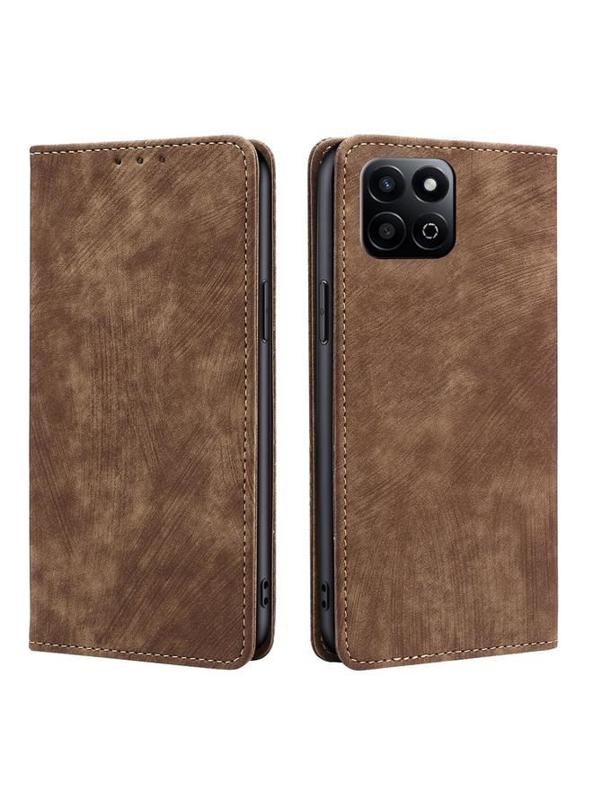 اس-توب جراب هاتف Honor Play 60 Plus RFID مضاد للسرقة مصنوع من الجلد المغناطيسي - Image 1