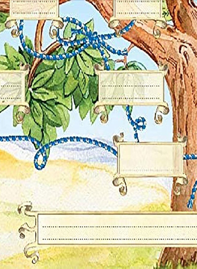 GGOOT Family Tree Diagram to Fill in,Fillable Genealogy Poster - Genealogy Supplies to Build Your Family History with Your Children, 40x60cm / 15.75x23.62inch - Image 5