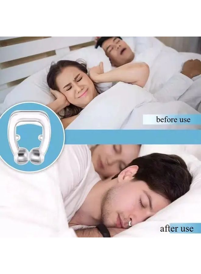 4Pcs Anti Snoring Nose Clip Soft Nose Plug For Men Women Comfortable Sleep Aid - Image 3