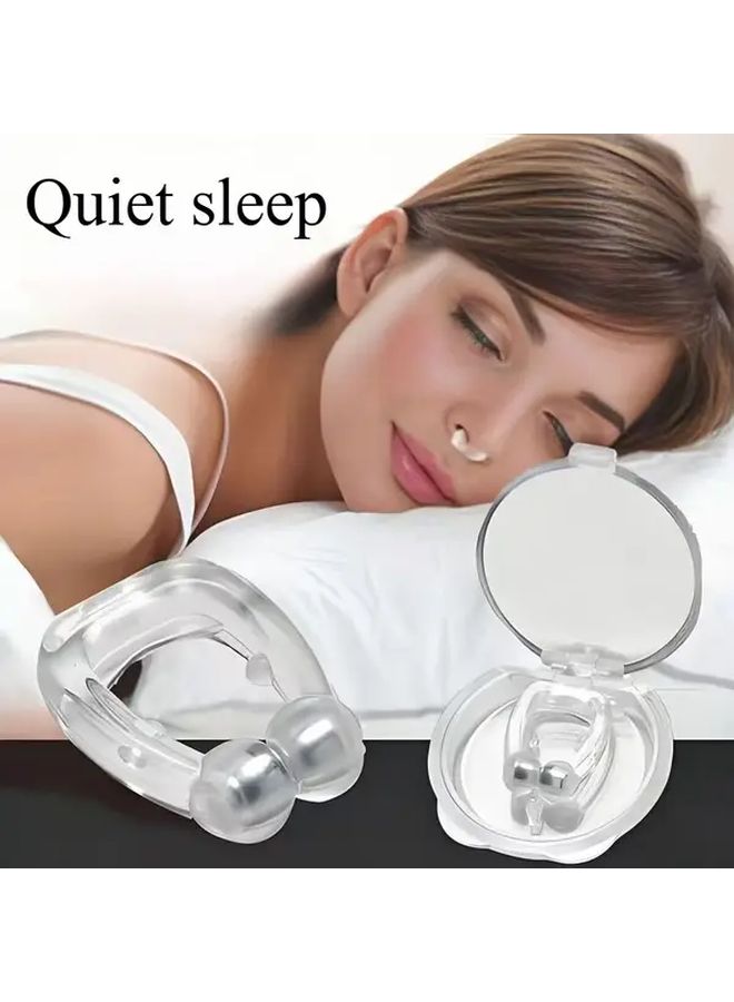 4Pcs Anti Snoring Nose Clip Soft Nose Plug For Men Women Comfortable Sleep Aid - Image 2