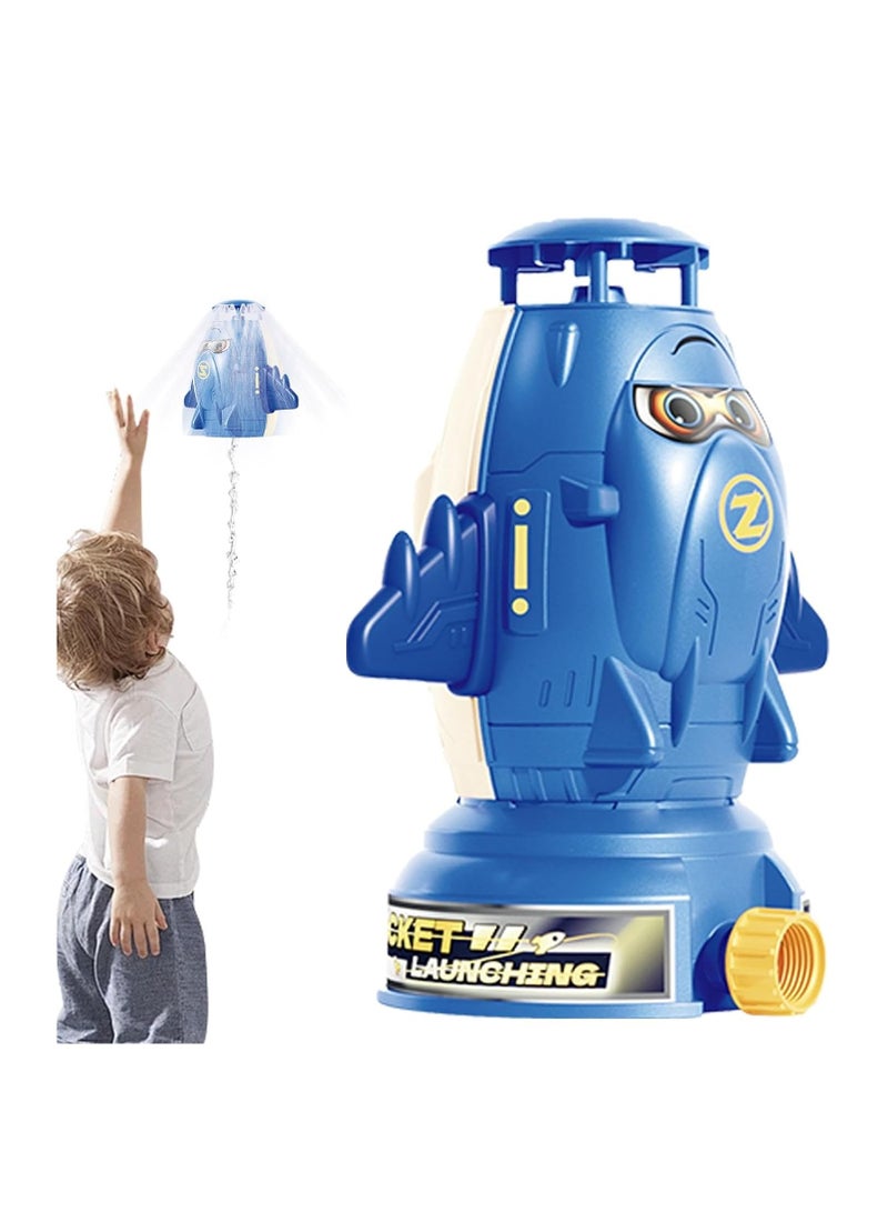 SYOSI Rocket Outdoor Water Toys Water Rockets Outdoor Toys,Backyard Rocket Launchers, Rotation Space Rocket, Water Launchers Fun Rotation Play For Ages 3-12 - Image 1