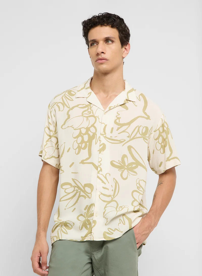 جاك اند جونز Jorluke Gallery Resort Shirt