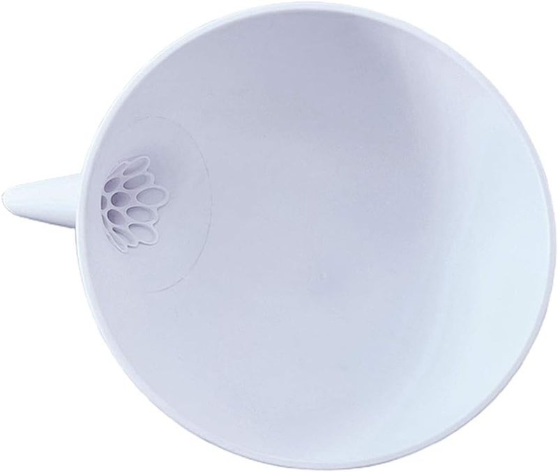 klarako 2 in 1 Kitchen Colander Bowl Fruit Vegetable Wash Drainer Basket with Spout, 23.6cm  White - Image 1