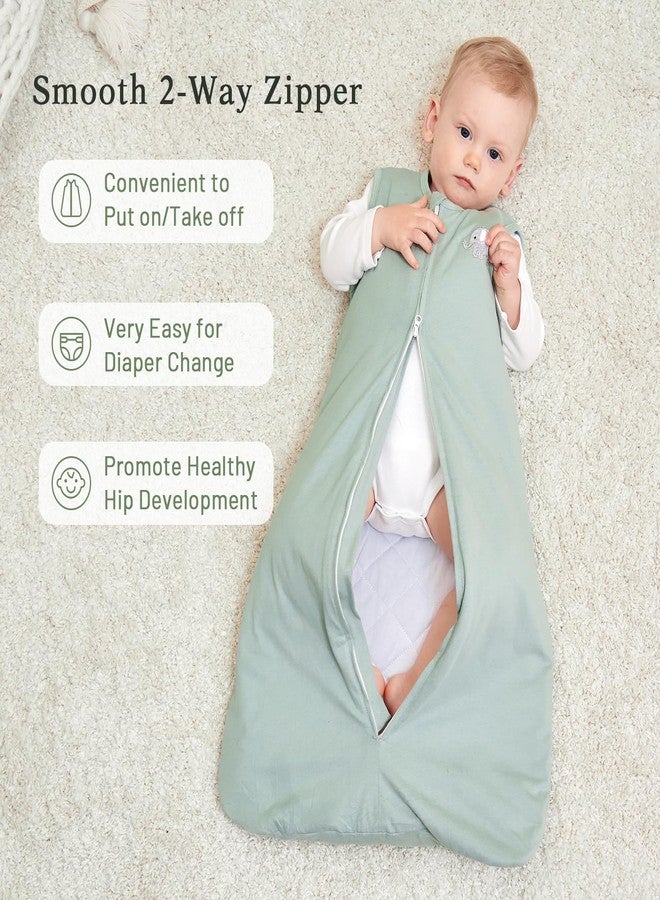 Roksuma Winter Sleep Sack 12-18 Months 2.5 Tog Quilted 100% Cotton 2-Way Zipper Unisex Toddler Sleep Sack Warm Baby Sleeping Bag - Image 4
