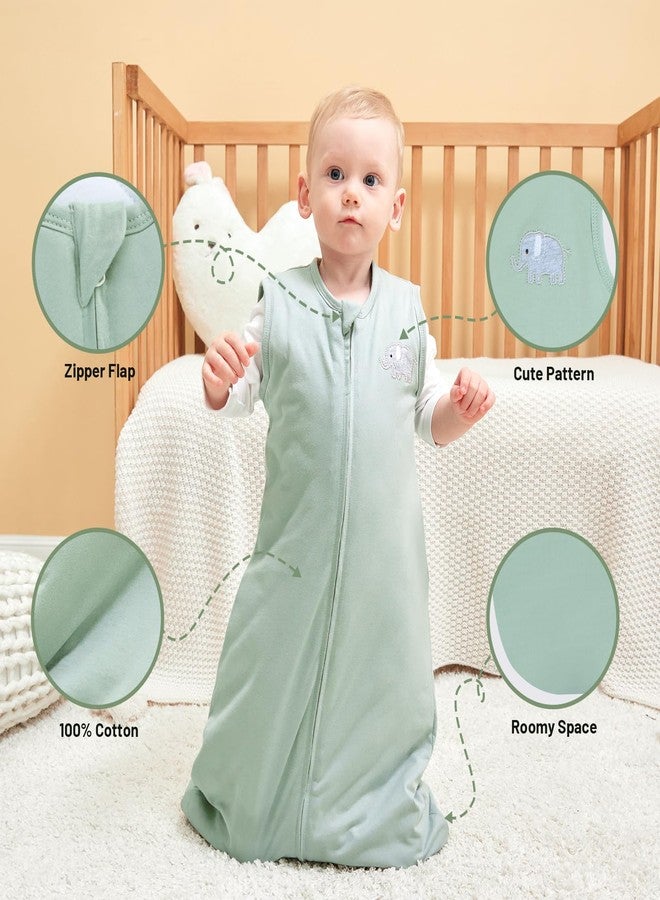 Roksuma Winter Sleep Sack 12-18 Months 2.5 Tog Quilted 100% Cotton 2-Way Zipper Unisex Toddler Sleep Sack Warm Baby Sleeping Bag - Image 5