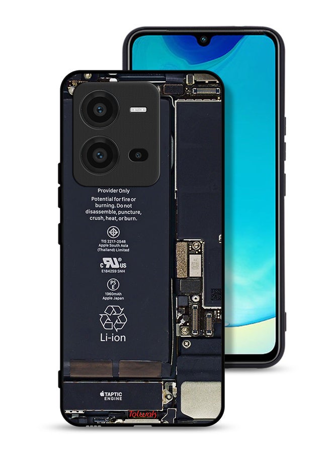 Tolwak Vivo V25 5G Protective Case Cover Phone Circuit Pattern - Image 1