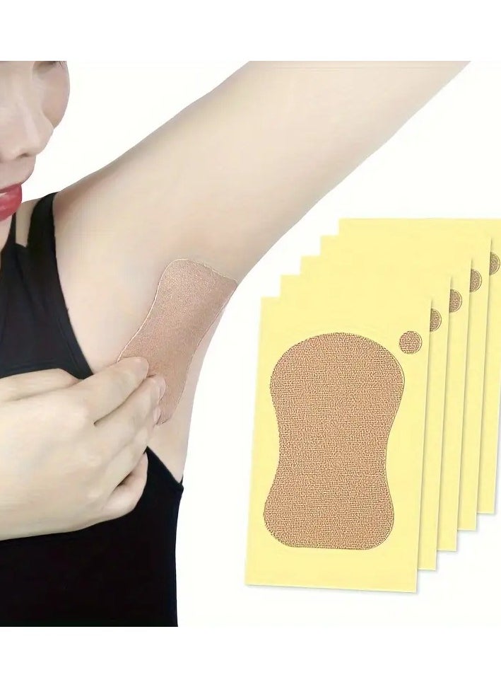 Ucanbe 10pcs Summer Heat Sweat Absorbing Stickers for Men and Women Underarms Sweat Stoppers, Foot Soles Sweat Absorbing Moisture Proof Invisible Stickers  - Image 1