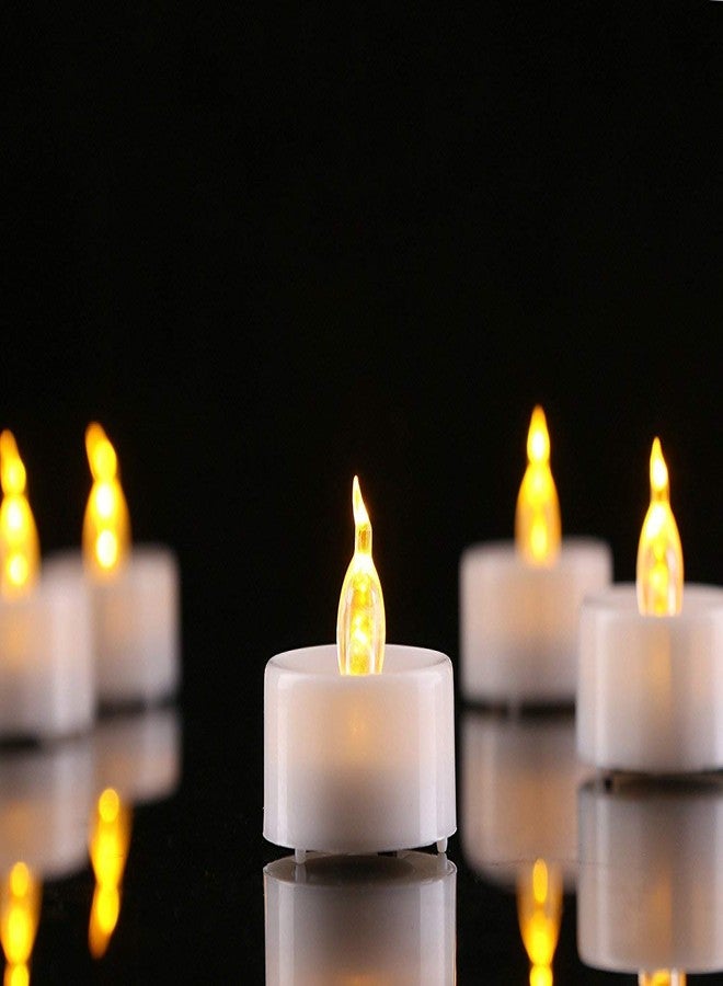 DARKZONE® Tea Light Candles Diwali Gift || Home Decor Birthday || Festivals ||All Purpose Gift || Operated Candle for Home Decoration, Yellow - Pack of 12 (Yellow Light, Pack of 12) (Yellow 12) - Image 2