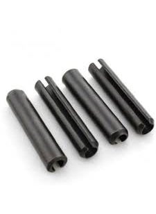 GK MART 4mm diameter x 16mm 16 cm length steel straight spring dowel with both end chamfered 5 Nos  - Image 1