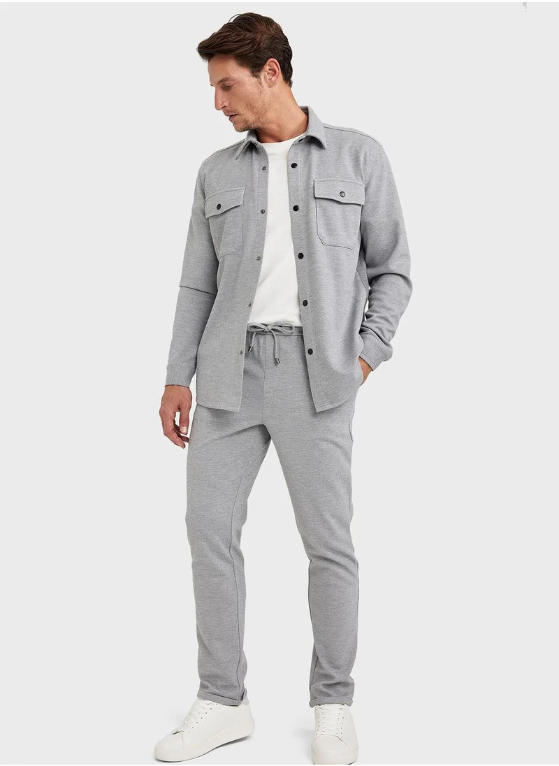 ديفاكتو Flap Pocket Regular Fit Shirt