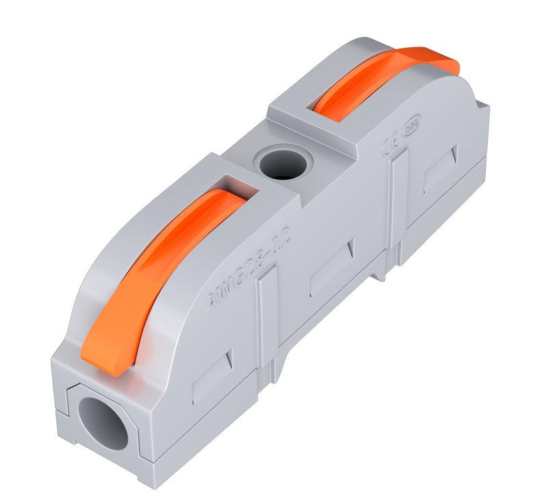APPSTER 25pcs Wire Connector Universal Connection Terminals, Circuit Inline Splices Electric Cable Connectors, SPL-1 Clamp with Actuation Lever, 4 mm² Conductor Clamp, Quick & Freely Assemble - Image 4
