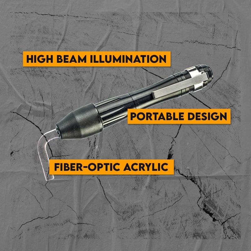 SE Compact Bore Light with Fiber-Optic Acrylic - Portable, High Beam Flashlight for Firearm Maintenance and Inspection - GC-BL-1AAA - Image 3