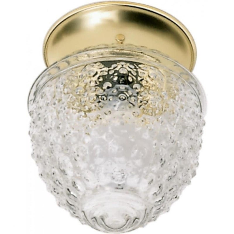 NUVO SF77/125 One Light Ceiling Flush Mount, Brass-Polished/Cast - Image 5
