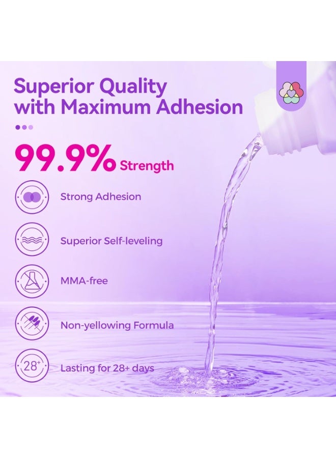 SAVILAND Low Odor Monomer Acrylic Nail Liquid:120 ml Castor Oil Vitamin E Acrylic Liquid Professional Pure EMA Nail Monomer Liquid Nail Tech Salon For DIY Home & Nail Salon Use - Image 3