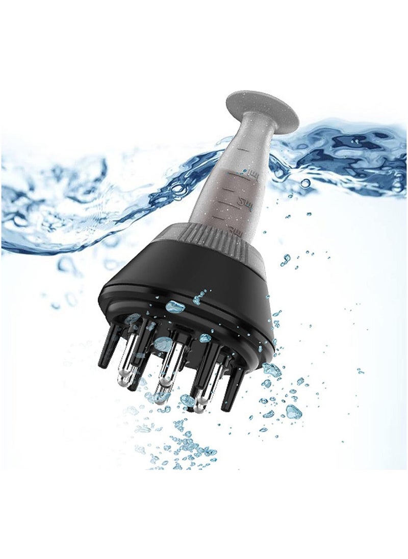 Generic - 1Ml Scalp Solution Applicator 7 Combs Ball Type Head Shampoo Hair Conditioner Scalp Massager Brush Scalp Care Brush - Image 1