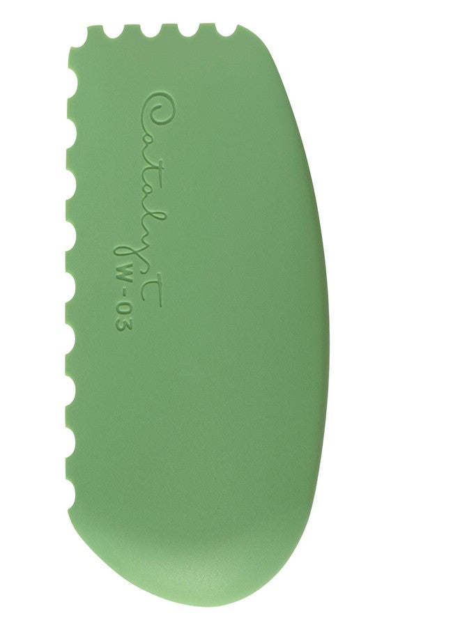 Princeton Catalyst Tools, Art Supplies for Texturizing and Moving Paint, Wedge- Green - Image 1