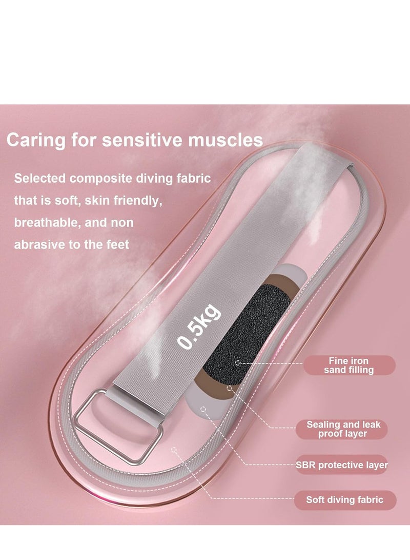 Cuken Ankle Weights, 1 Pair 0.5 Kg Exercise Leg and Arm Weights with Adjustable Straps, Wrist Leg Arm Weights, Wearable Ankle Weights Strength for Jogging, Running, Walking, Fitness, Gym Workout - Image 5