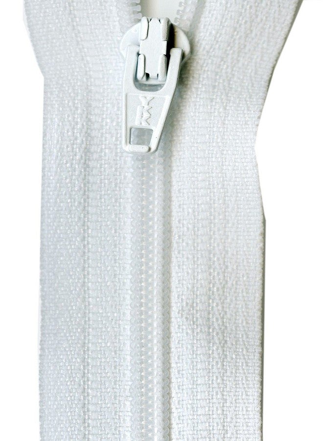 YKK Ziplon Coil Zipper 20"-White