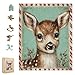 MEATRN Puzzles for Adults Kids Christmas Fawn Holiday Wooden Jigsaw Puzzle with Storage Box 200 Pcs 8511 Best Gift for Friends Festive Family Game Night Home Decor - Image 2