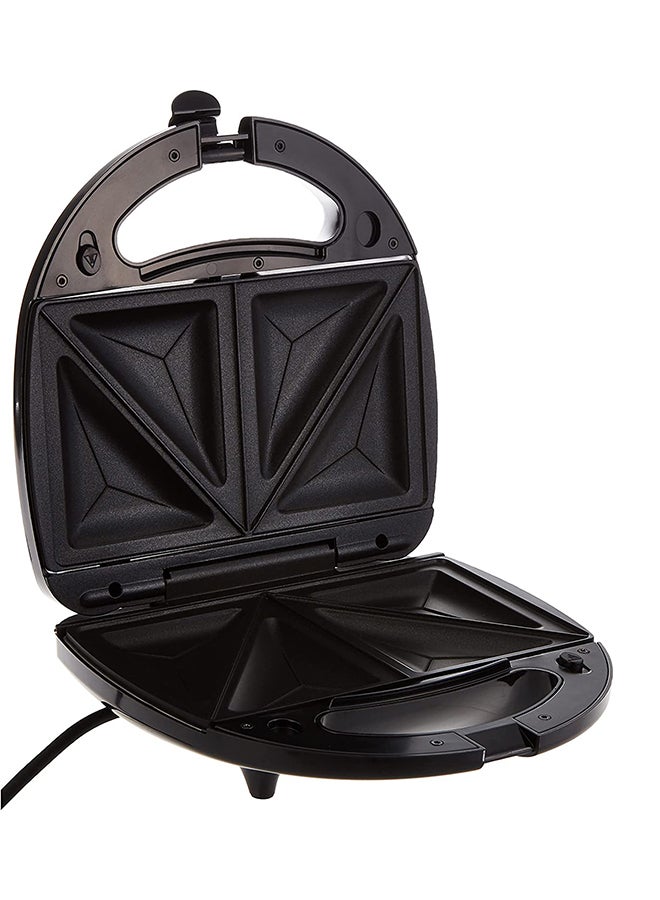 BLACK+DECKER Sandwich Maker, 2-Slot Non-Stick, 3in1 Versatile Interchangeable Grill and Waffle Plates, Indicator Lights, Quick and Easy Meals, Compact Design, 2 Slices 750 W TS2090-B5 Black - Image 2