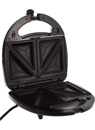 Sandwich Maker, 2-Slot Non-Stick, 3in1 Versatile Interchangeable Grill and Waffle Plates, Indicator Lights, Quick and Easy Meals, Compact Design, 2 Slices 750 W TS2090-B5 Black - view 3