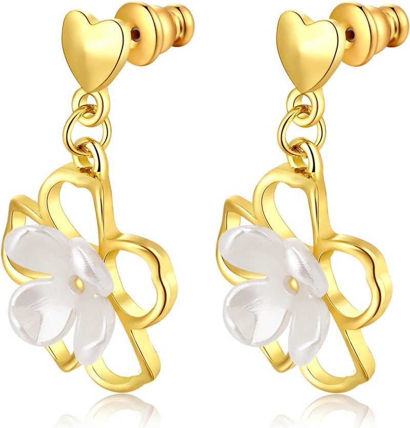 Catinee Earring Backs Replacements, 14k Plated Gold Earring Backs for Studs, Hypoallergenic (6pcs/3pair) - Image 4