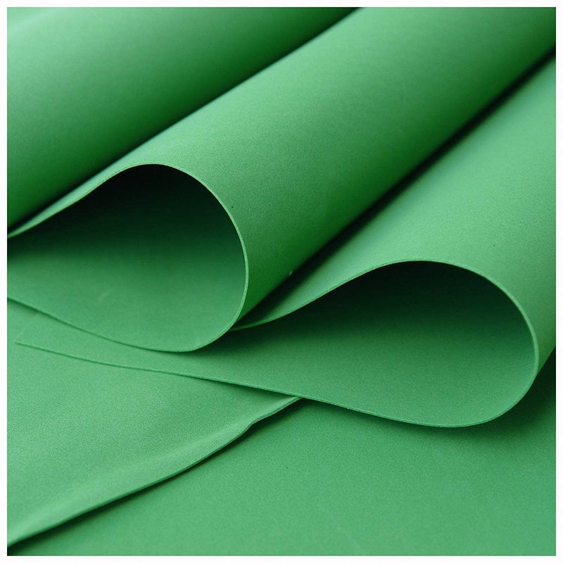 GET INSPIRED Dark Green Flower Making Foam (0.8 mm/50 x 50 cm) Pack of 10 - Image 2