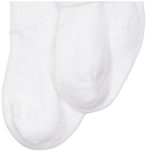 Jefferies Socks Unisex-Baby Newborn Bubble Stitch Rock-A-Bye Bootie 6 Pair Pack, White, Newborn - Image 3