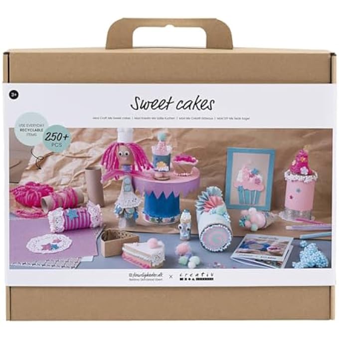 MAXI CRAFT MIX SWEET CAKES, ASSORTED COLOURS, CAKES AND SWEETS, 1 PACK